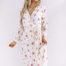 Floral Breeze Wrap Midi Image - 1