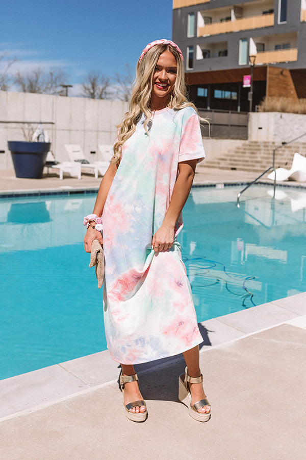 Baja Coast Watercolor Midi