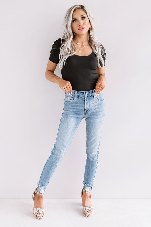 The Shea Midrise Ankle Skinny in Light Wash