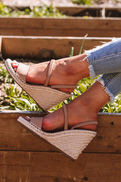 Steve Madden Mckenzie Wedge in Tan Impressions Online Boutique