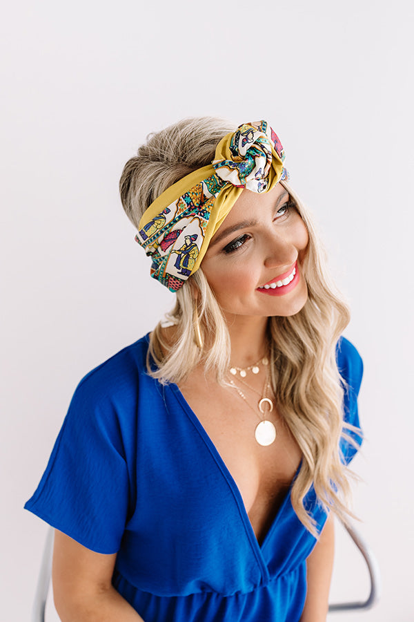 Settle Into Chic Headband In Green