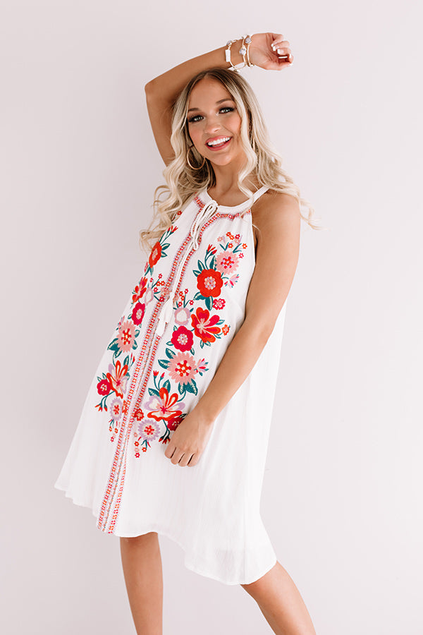 Sorrento Sea Embroidered Dress Sorrento Sea Embroidered Dress