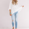 Maui Market Shift Top In White Image - 1