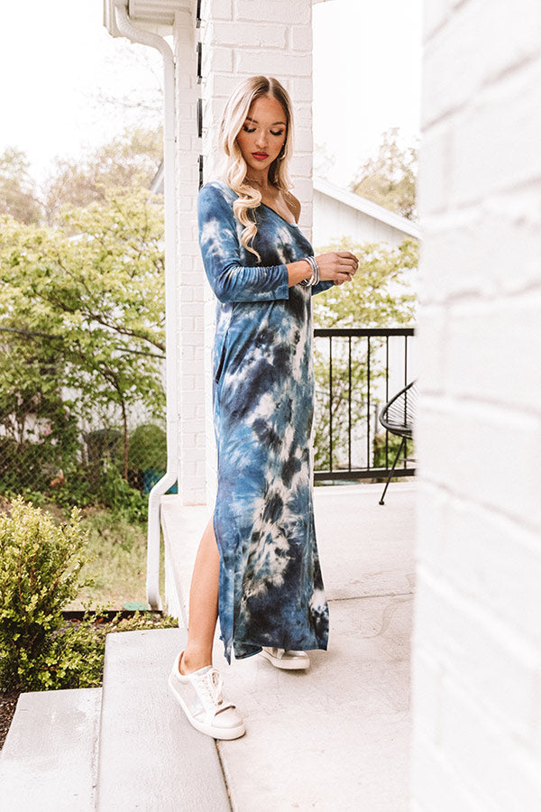 Peace Out Tie Dye Maxi In Navy Impressions Online Boutique Peace Out Tie Dye Maxi In Navy Impressions Online Boutique