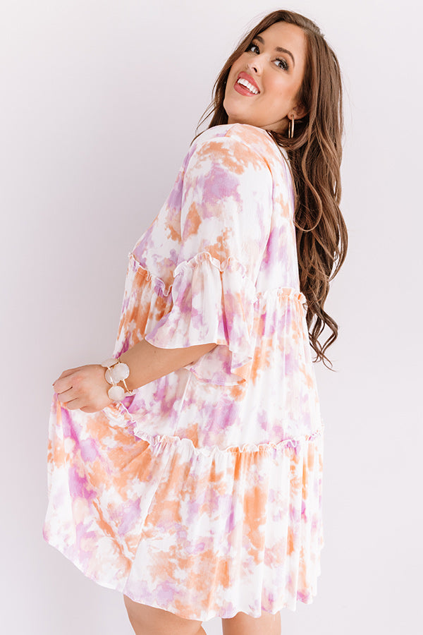 Color Story Tie Dye Shift Dress Curves Image - 5