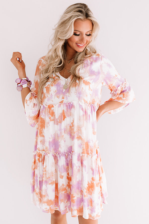 Color Story Tie Dye Shift Dress Image - 1