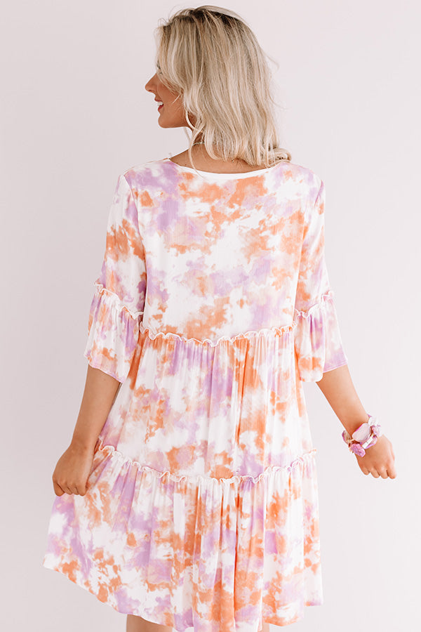 Color Story Tie Dye Shift Dress Image - 3