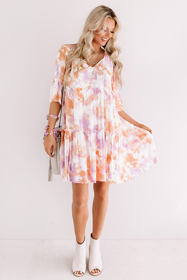 Color Story Tie Dye Shift Dress Image - 2