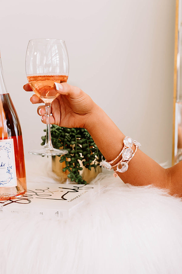 The Chloe Rose Gold Bangle Bracelet