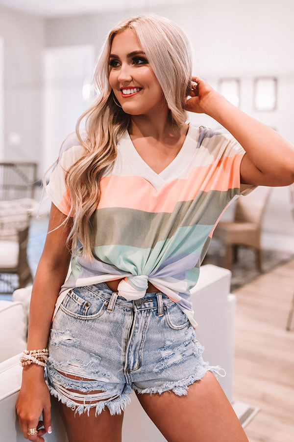 Clean Slate Stripe Top
