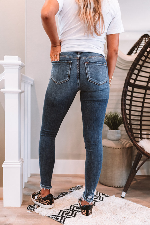 The Gemma High Waist Skinny in Medium Wash • Impressions Online Boutique