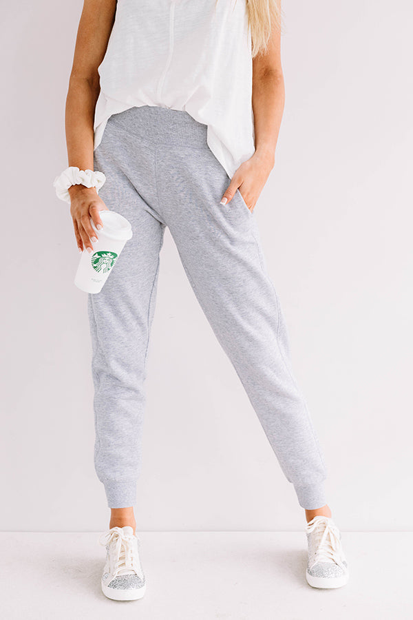 Ultimate Relaxation Midrise Joggers in Grey