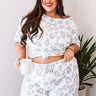 Chill Zone Leopard Shorts In Ivory Curves Image - 1
