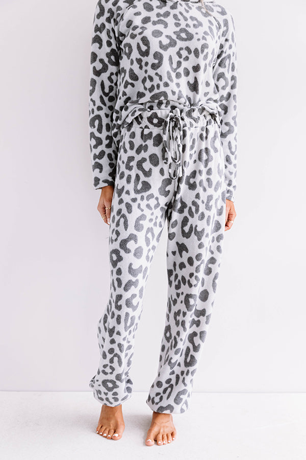 State Of Relaxation Leopard Joggers