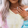 Kendra Scott Elisa Gold Pendant Necklace In Coral Drusy Image - 1