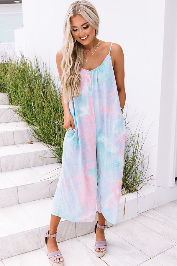 Sights On The Sea Tie Dye Jumpsuit