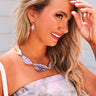 Kendra Scott Margot Gold Hoop Earrings in Lilac Abalone Image - 1