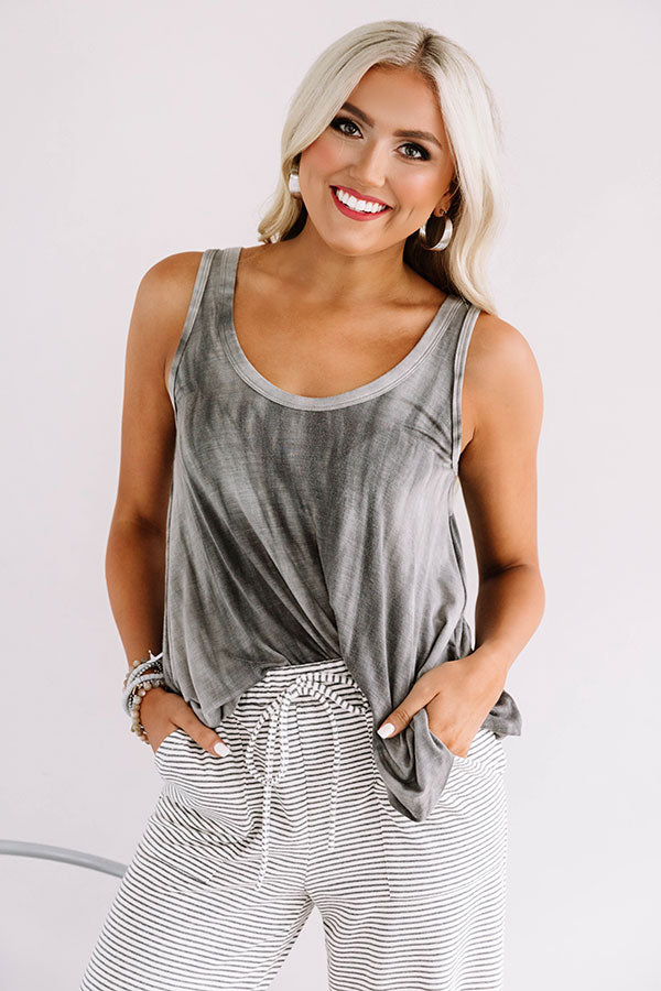 Easy Street Mineral Wash Tank in Charcoal
