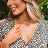 Kendra Scott Margot Vintage Gold Pendant Necklace in White Abalone Image - 1