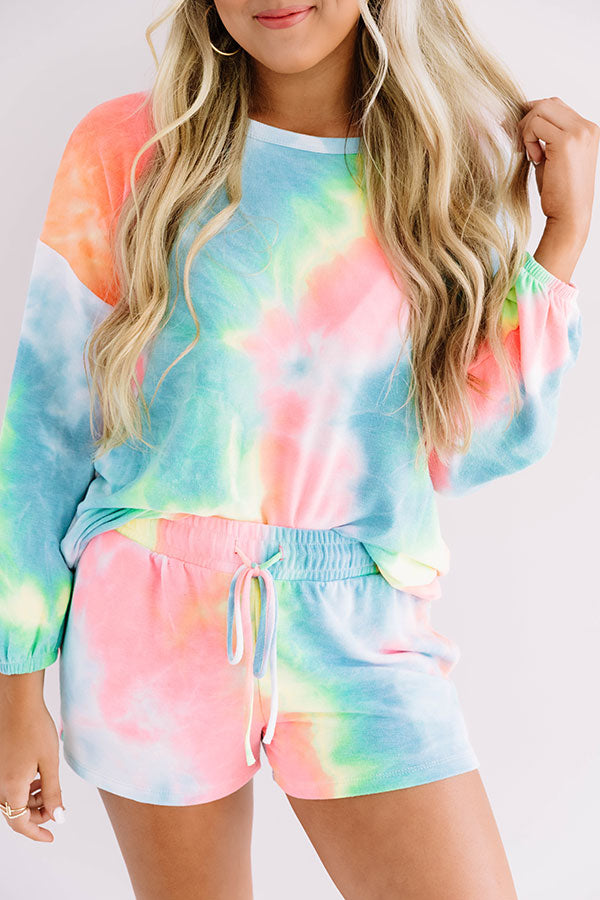 Laguna Beach Lounging Tie Dye Shift Tee   