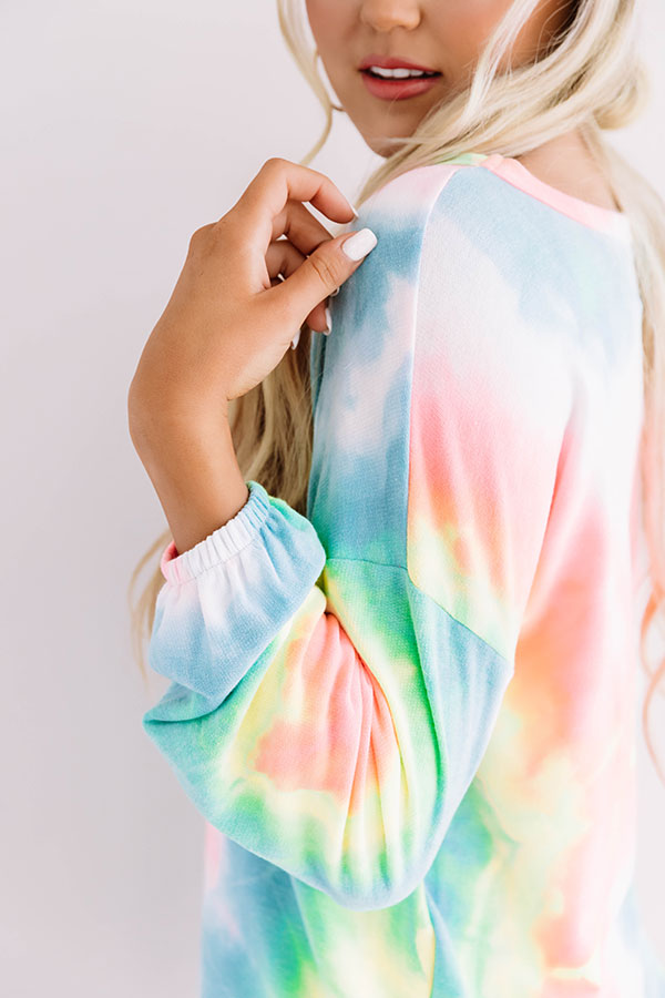 Laguna Beach Lounging Tie Dye Shift Tee