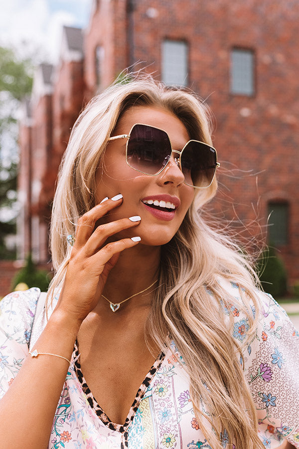 Quay Backstage Sunnies in Black Image - 1
