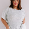 Committed To Cozy Leopard Top In Grey Curves Image - 1
