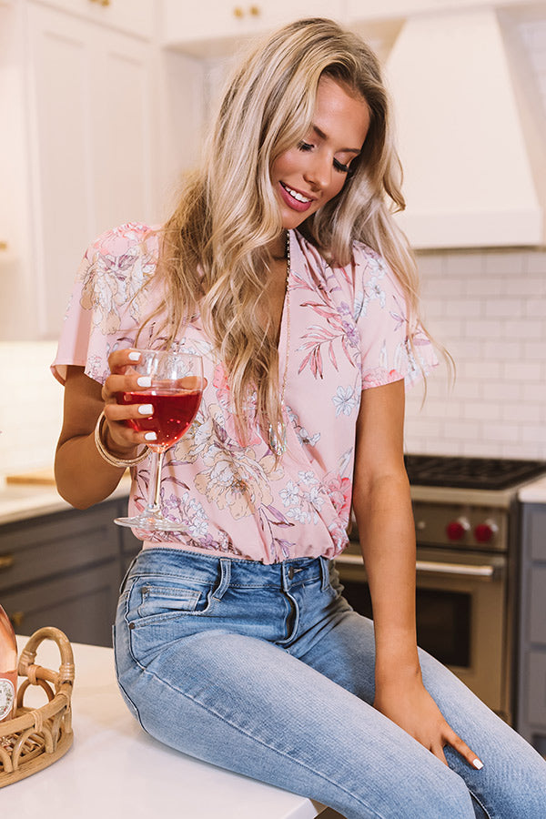 Peonies In Paris Bodysuit