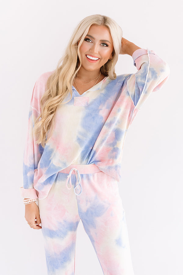 Cabana Brunch Tie Dye Shift Top