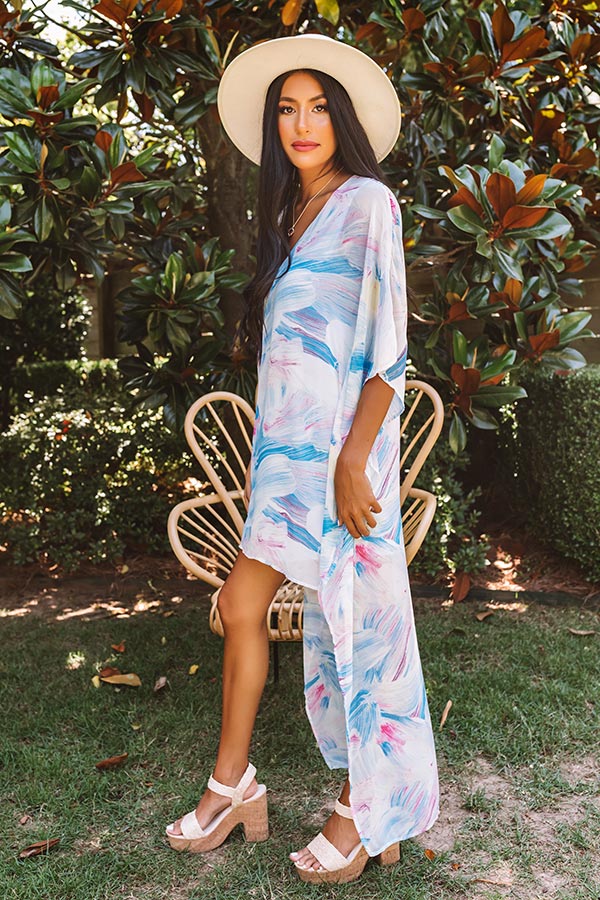 Mimosa Views Watercolor Dress Image - 1