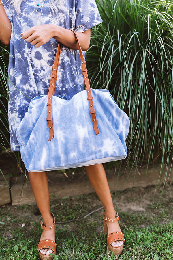 New Crush Canvas Tie Dye Tote
