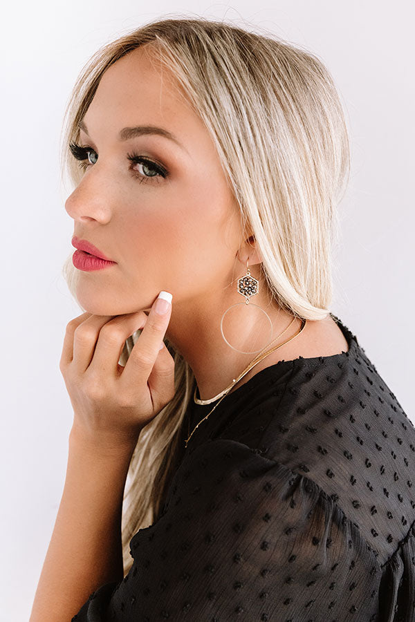 Pretty Promise Earrings In Grey