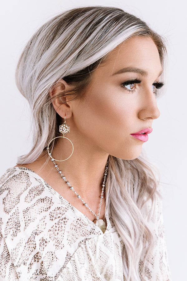 Pretty Promise Earrings In Ivory