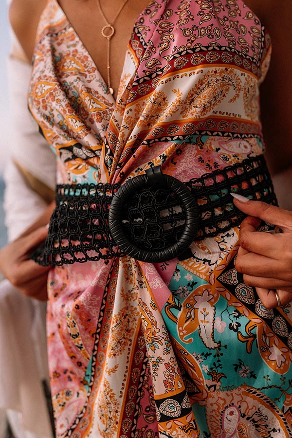 Sandy Memories Belt In Black