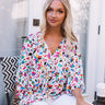 Notoriously Chic Floral Tie Top Image - 1