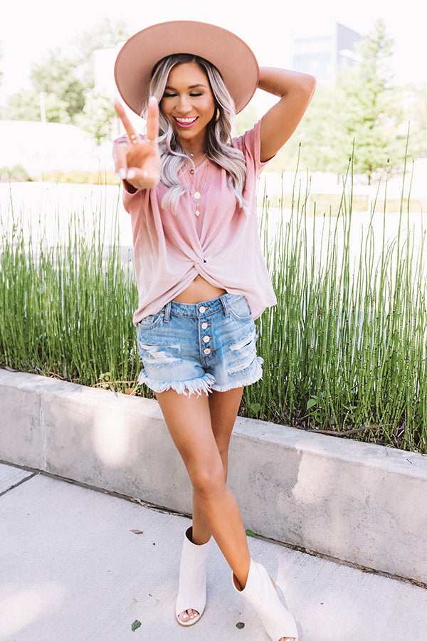 Watercolor Kisses Ombre Top
