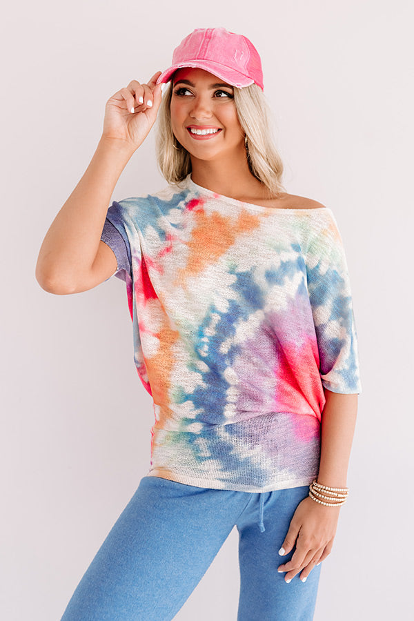 Sunshine Forecast Tie Dye Top