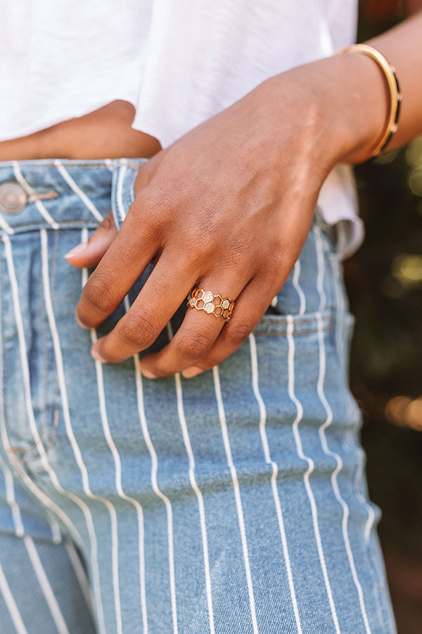 Bracha Honeycomb Ring