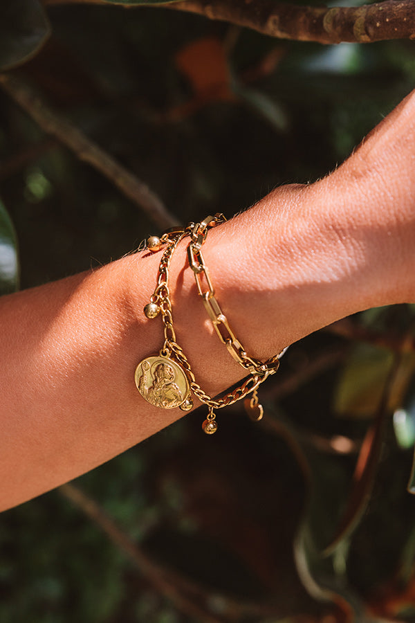 Bracha All Saints Coin Bracelet