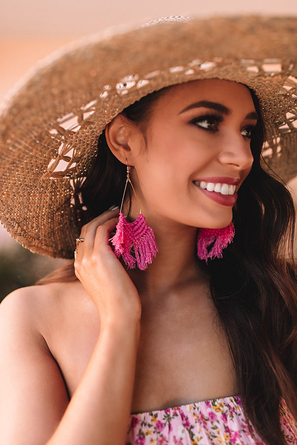 Prim And Pretty Earrings In Pink