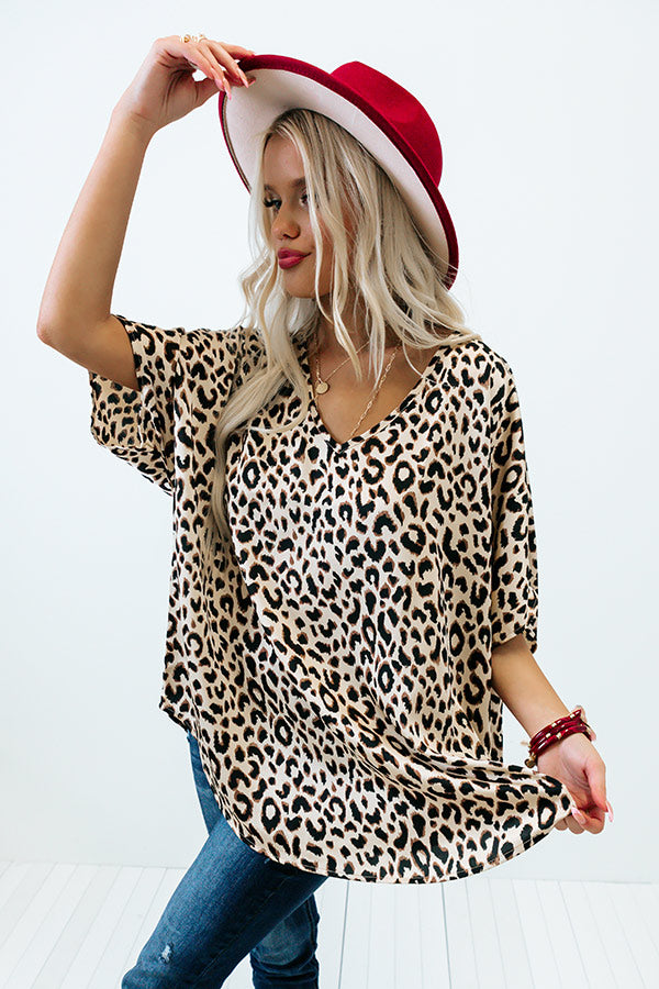 Friendly Flirtation Leopard Tunic