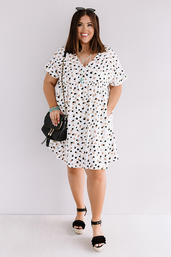 Ready, Set, Rome Babydoll Dress in White Curves – Impressions Online Boutique
