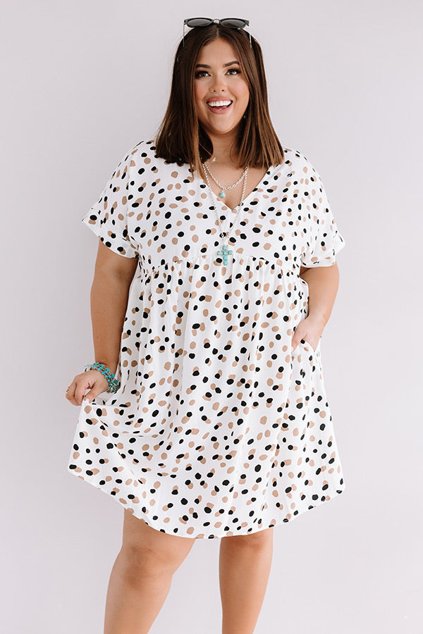 Ready, Set, Rome Babydoll Dress in White Curves – Impressions Online Boutique