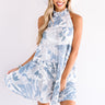 Center Of The Stage Shift Dress In Blue Image - 1
