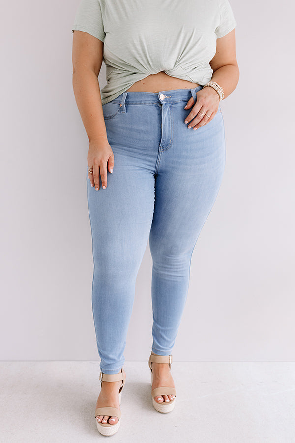 The Vega High Waist Ankle Skinny   Curves