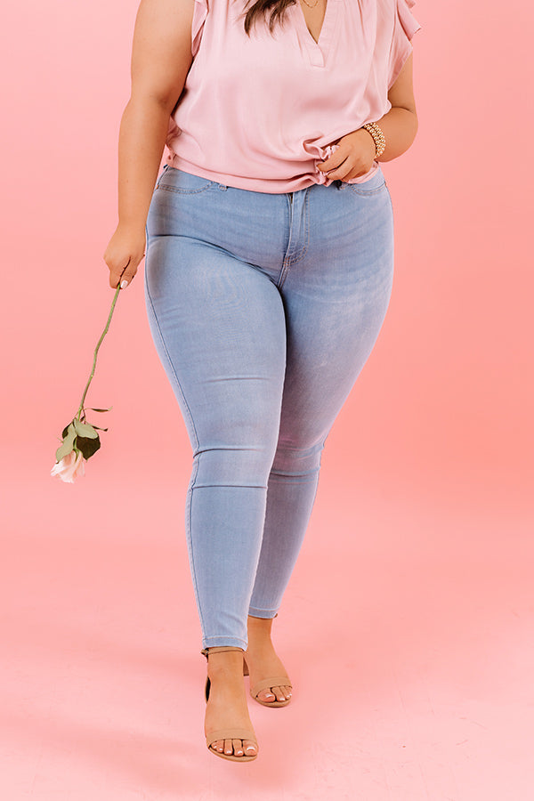 The Vega High Waist Ankle Skinny   Curves