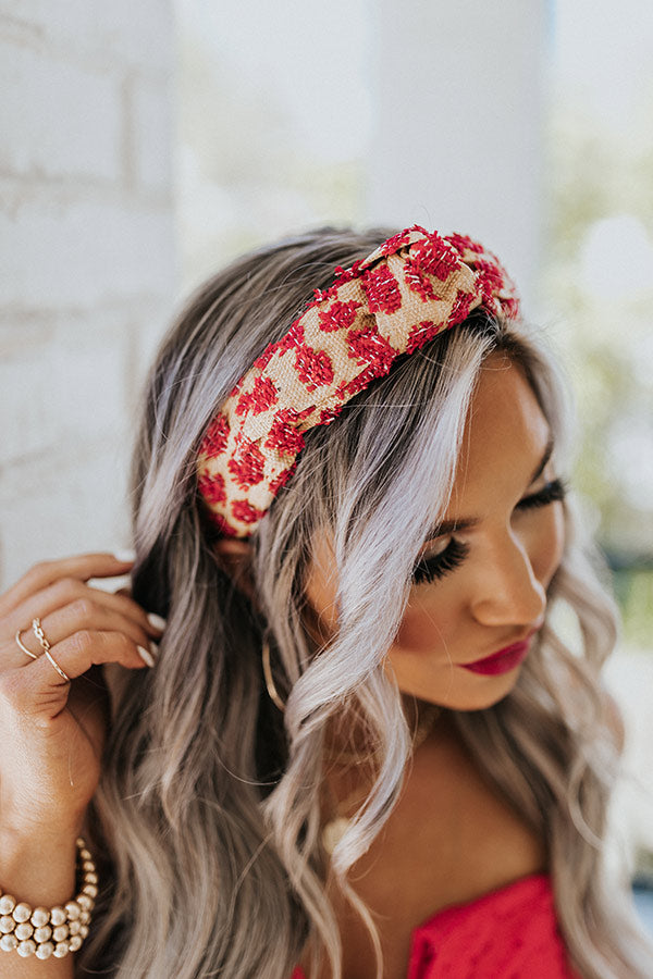 Weekend On The Town Raffia Headband