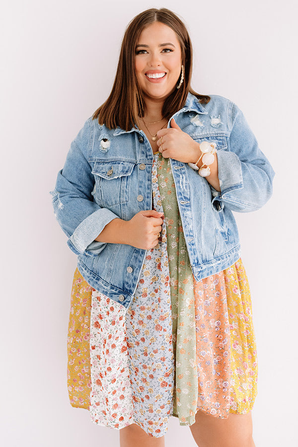 kancan denim dress Kancan acid wash womens denim jean dress Five Diamond Cattle & Company