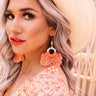 Colorful And Cute Earrings In Coral Image - 1