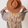 Corner Cafe Wool Hat In Brown Image - 1
